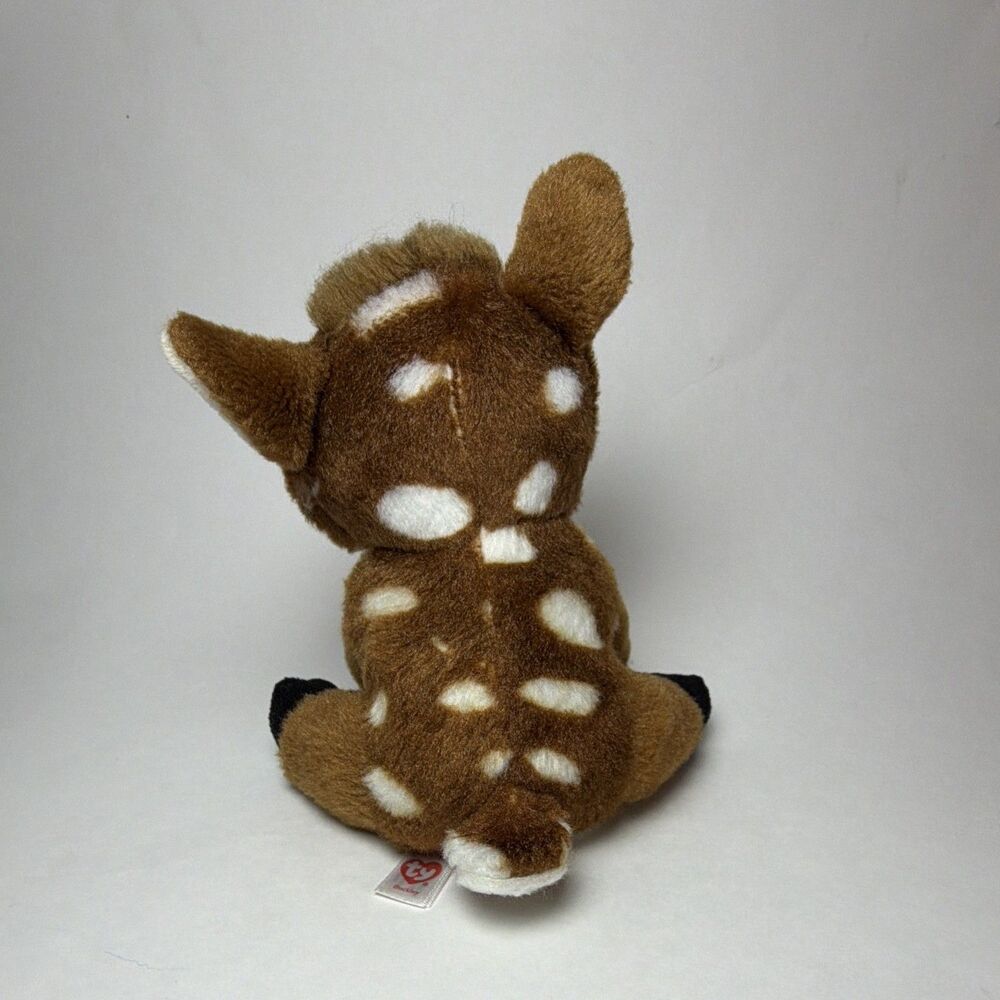 Ty Buckley Beanie Boos VelveTy Brown Deer Plush Stuffed Animal - Picture 3 of 5